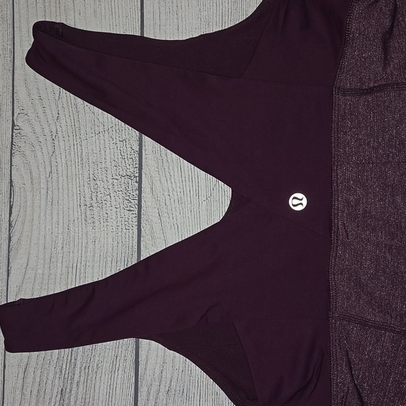 Lululemon Women's Hustle & Bustle Tank Top w/ Drawstring Waistband Purple Size 4 - Picture 5 of 8